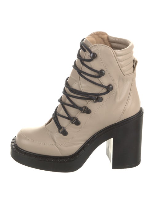 Barbara Bui Leather Combat Boots