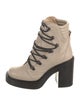 Barbara Bui Leather Combat Boots