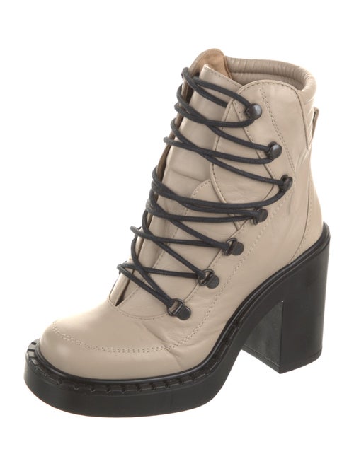 Barbara Bui Leather Combat Boots