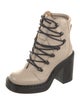 Barbara Bui Leather Combat Boots