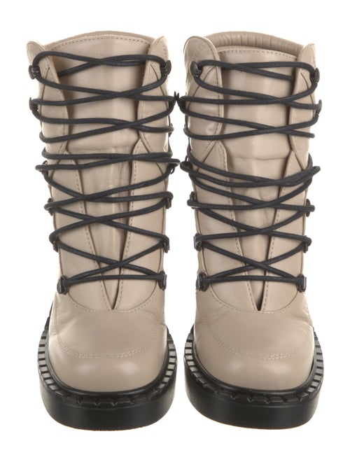 Barbara Bui Leather Combat Boots