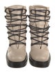Barbara Bui Leather Combat Boots