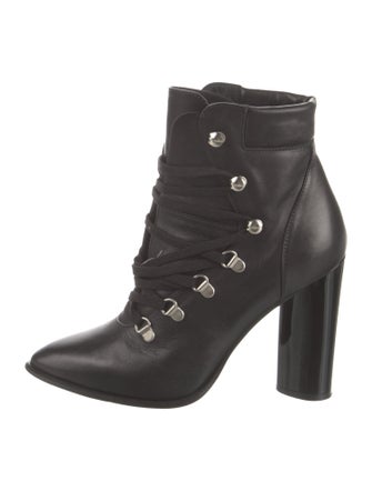 Barbara Bui Leather Lace-Up Boots