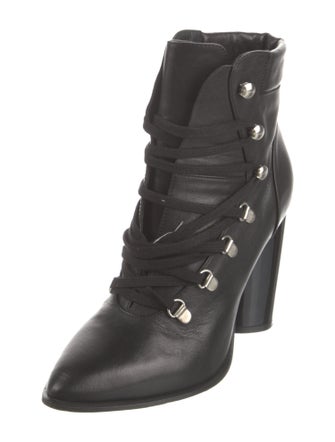 Barbara Bui Leather Lace-Up Boots