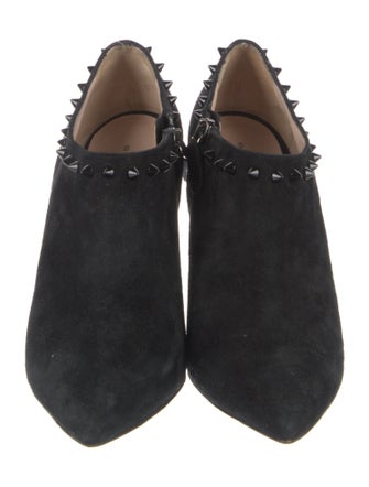 Barbara Bui Suede Studded Accents Boots