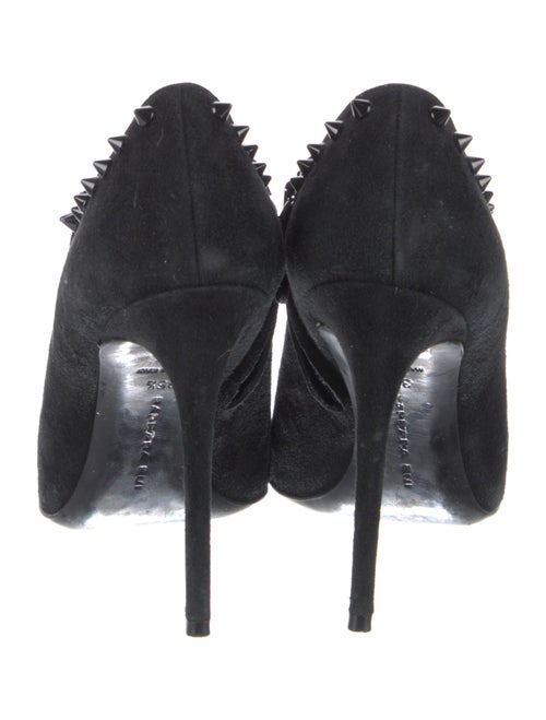 Barbara Bui Suede Studded Accents Boots