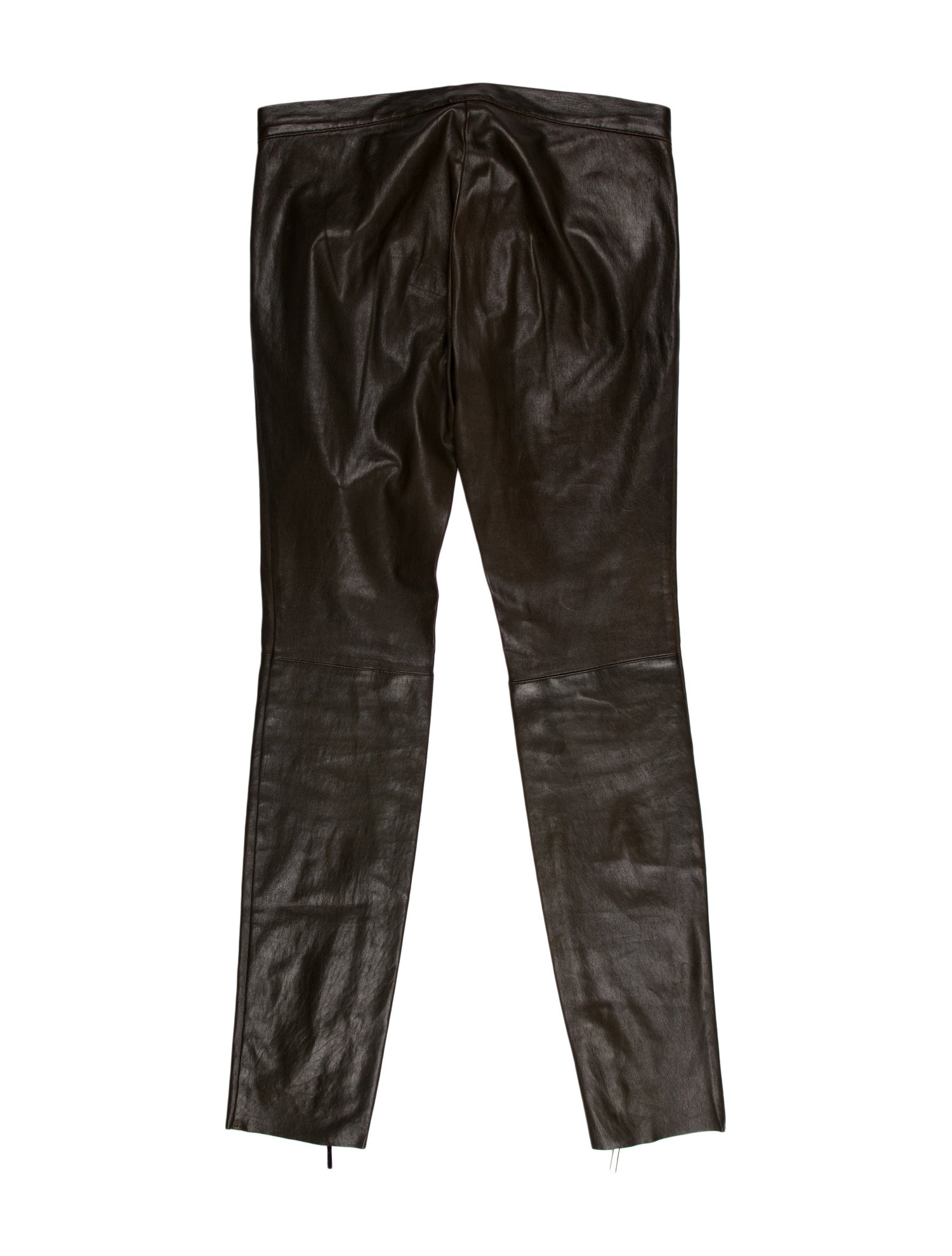 Barbara Bui Lamb Leather Skinny Leg Pants