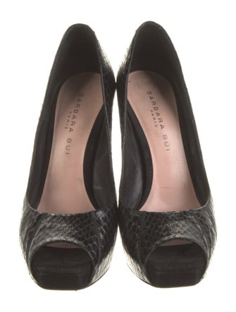 Barbara Bui Snakeskin Pumps