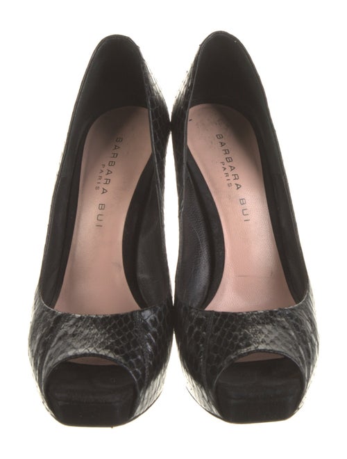 Barbara Bui Snakeskin Pumps