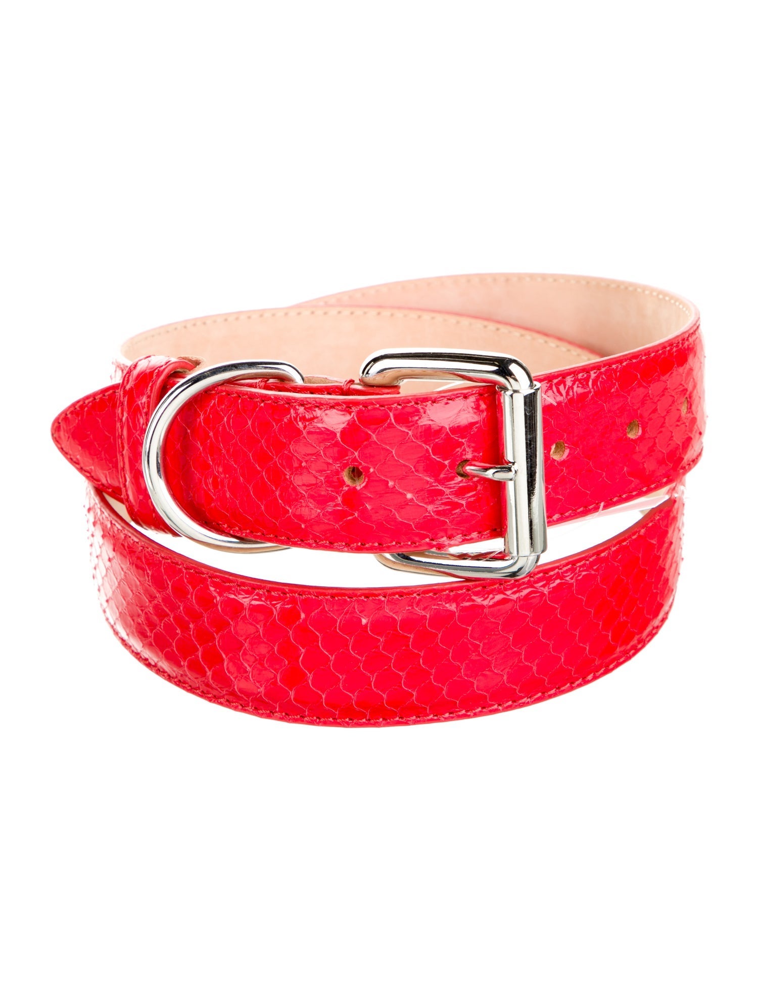 Barbara Bui Snakeskin Belt