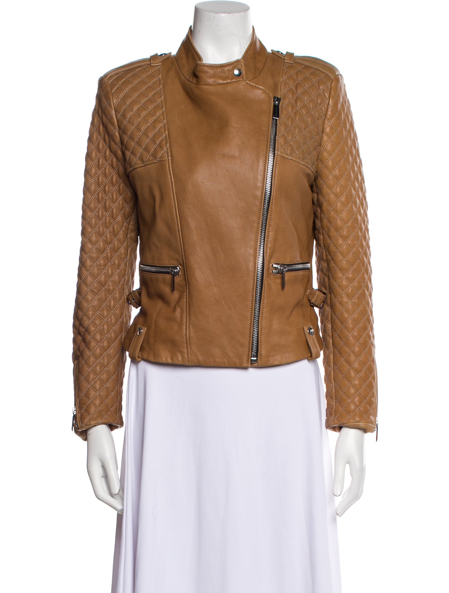 Barbara Bui Leather Biker Jacket
