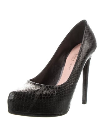 Barbara Bui Snakeskin Pumps