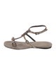 Barbara Bui Suede T-Strap Sandals