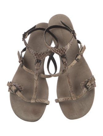 Barbara Bui Suede T-Strap Sandals