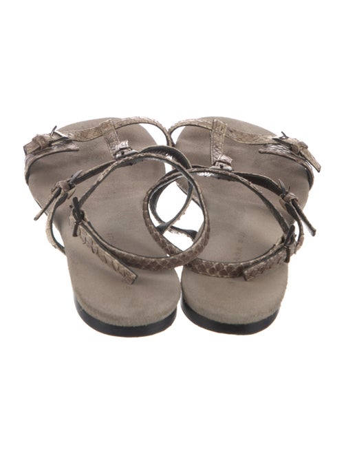 Barbara Bui Suede T-Strap Sandals