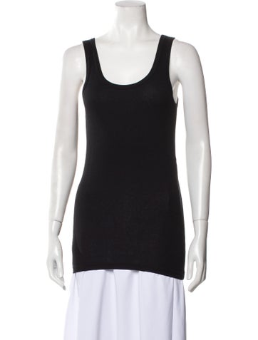 Barbara Bui Tops Scoop Neck Sleeveless Top Us2, It38 | XS