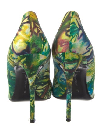 Barbara Bui Leather Printed Pumps