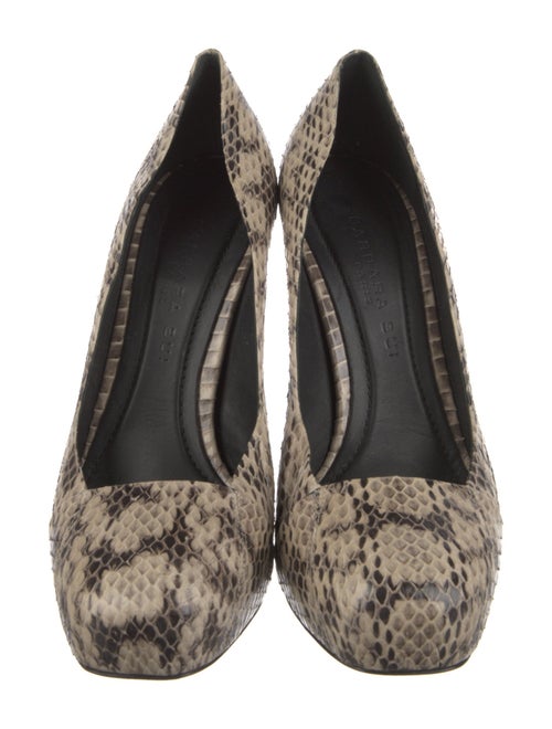 Barbara Bui Snakeskin Animal Print Pumps