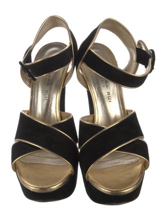 Barbara Bui Suede Slingback Pumps