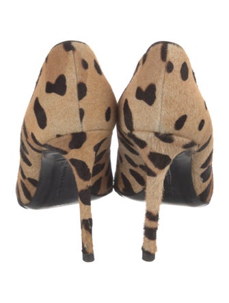 Barbara Bui Ponyhair Animal Print Pumps