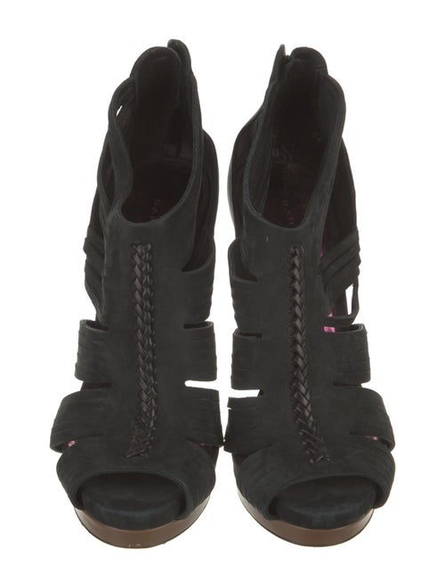 Barbara Bui Suede Cutout Accent Pumps