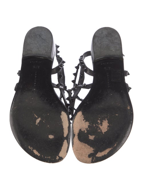 Barbara Bui Leather Studded Accents Slingback Sandals