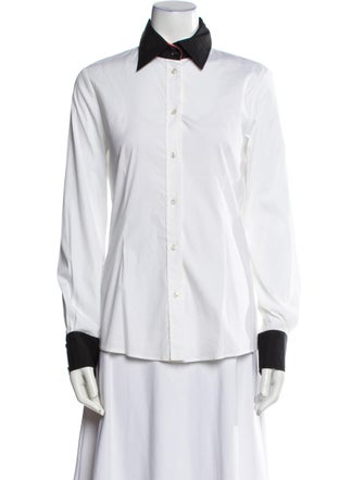 Barbara Bui Long Sleeve Button-Up Top