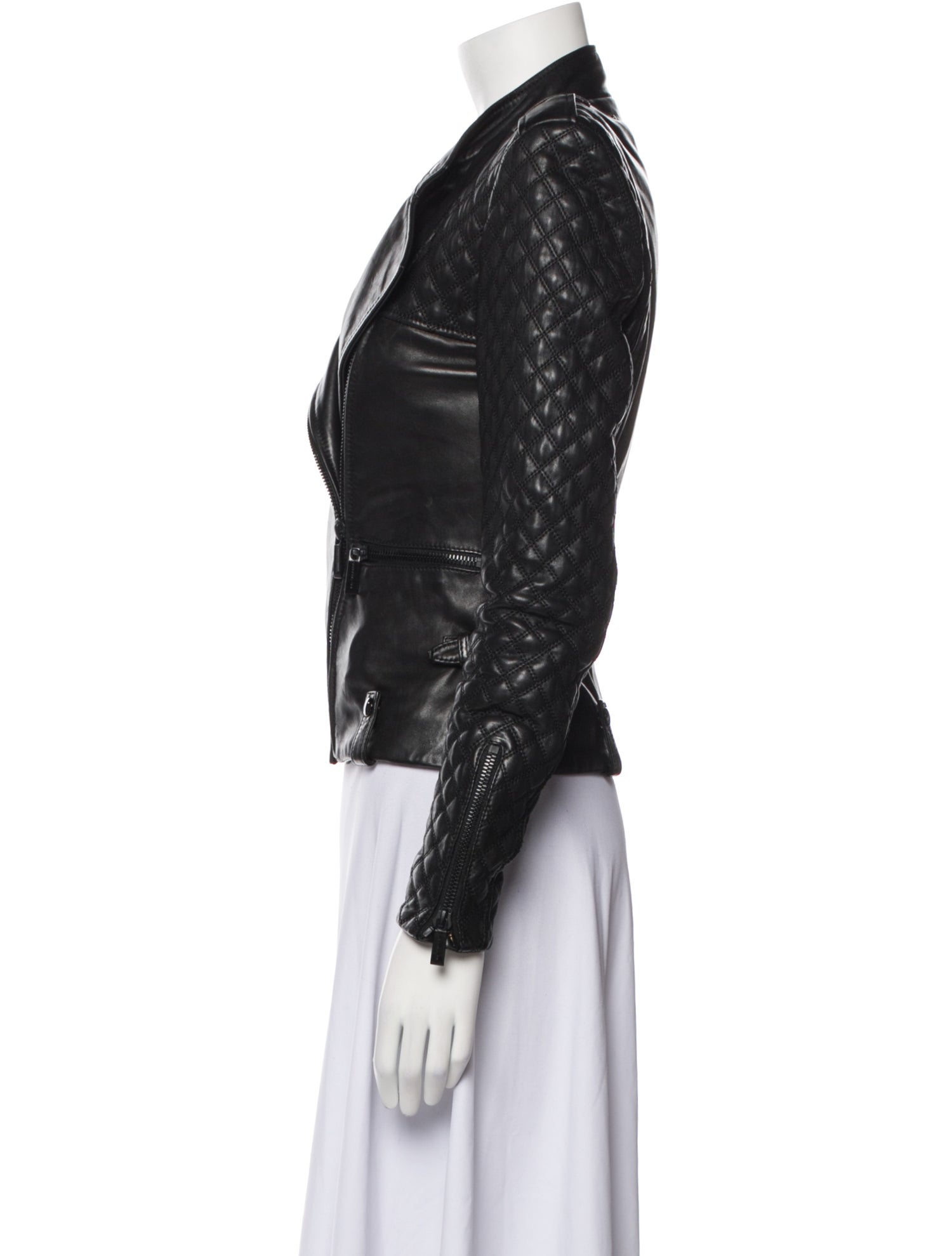 Barbara Bui Leather Biker Jacket