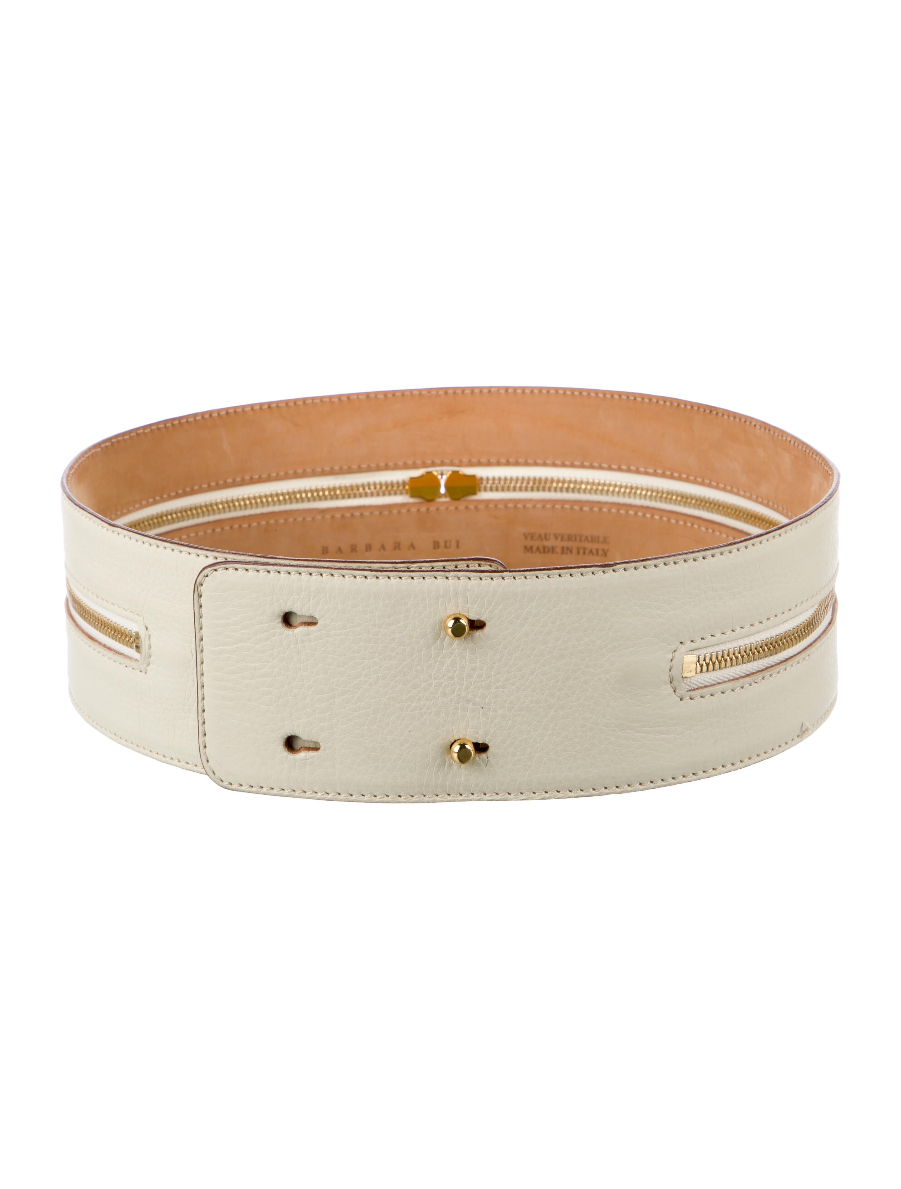 Barbara Bui Wide Leather Waist Belt