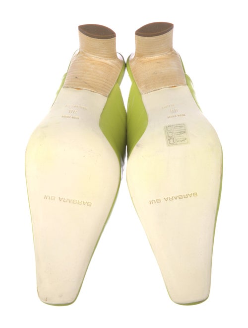 Barbara Bui Leather Cutout Accent Mules