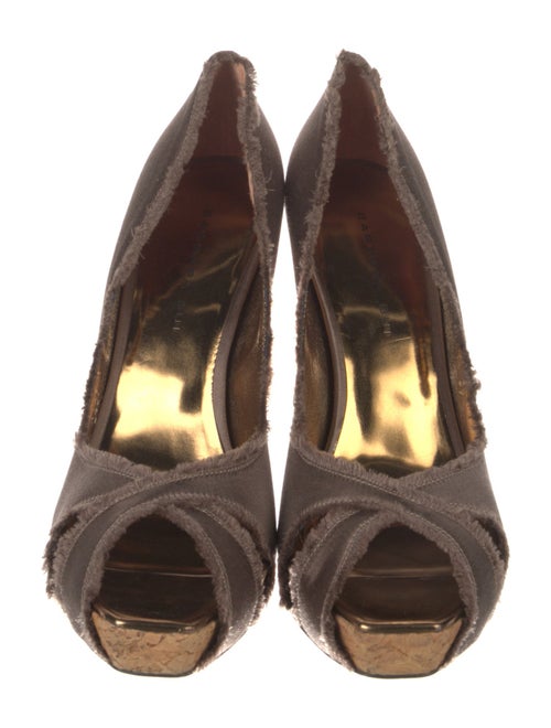 Barbara Bui Satin Cutout Accent Pumps