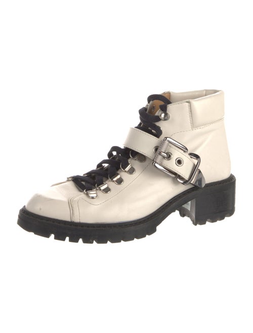 Barbara Bui Leather Combat Boots