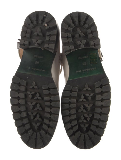 Barbara Bui Leather Combat Boots