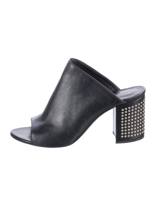 Barbara Bui Leather Slides