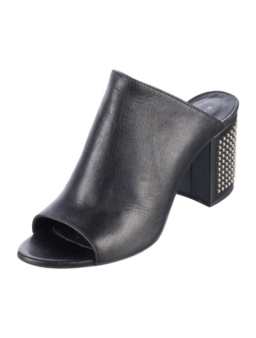 Barbara Bui Leather Slides