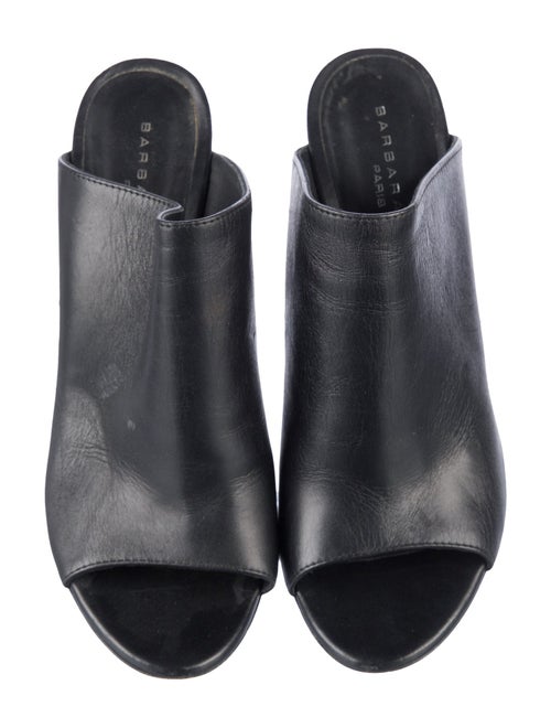 Barbara Bui Leather Slides