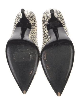 Barbara Bui Snakeskin Printed Pumps