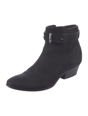 Barbara Bui Rockstud Accents Suede Boots