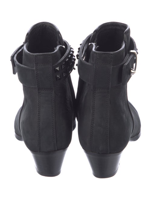 Barbara Bui Rockstud Accents Suede Boots