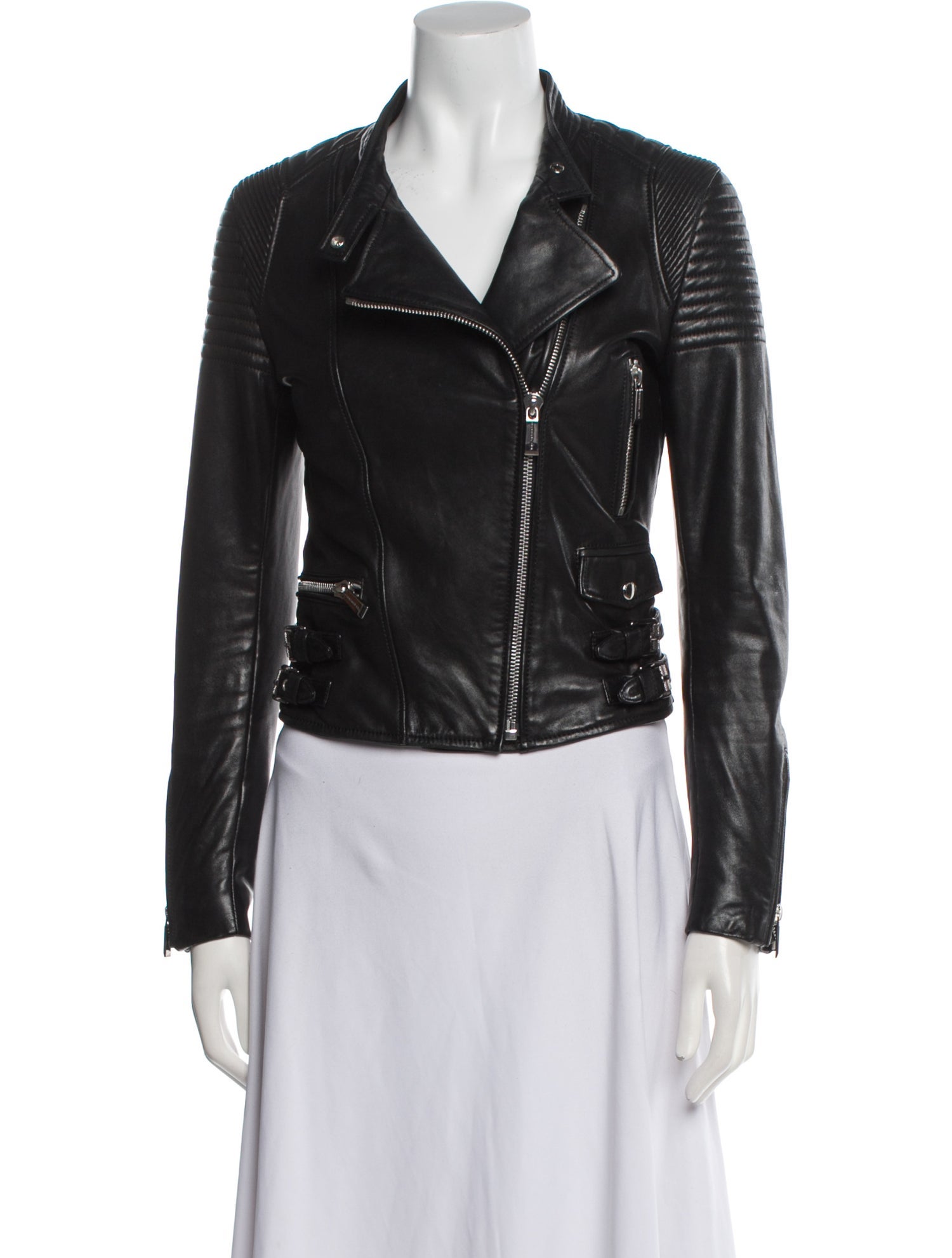 Barbara Bui Leather Biker Jacket