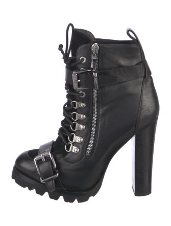 Barbara Bui Leather Lace-Up Boots