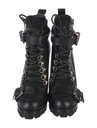 Barbara Bui Leather Lace-Up Boots