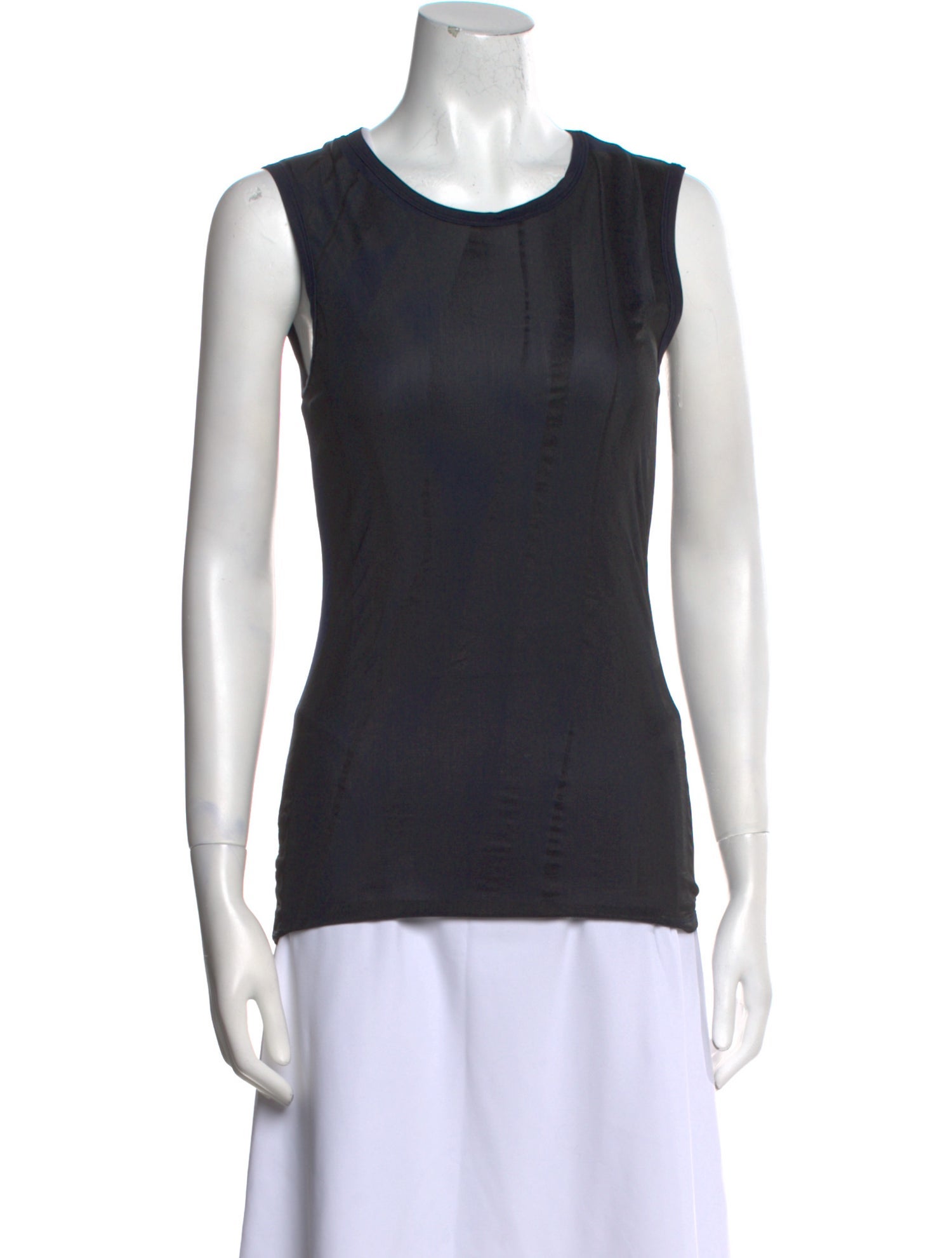 Barbara Bui Nylon Crew Neck Top