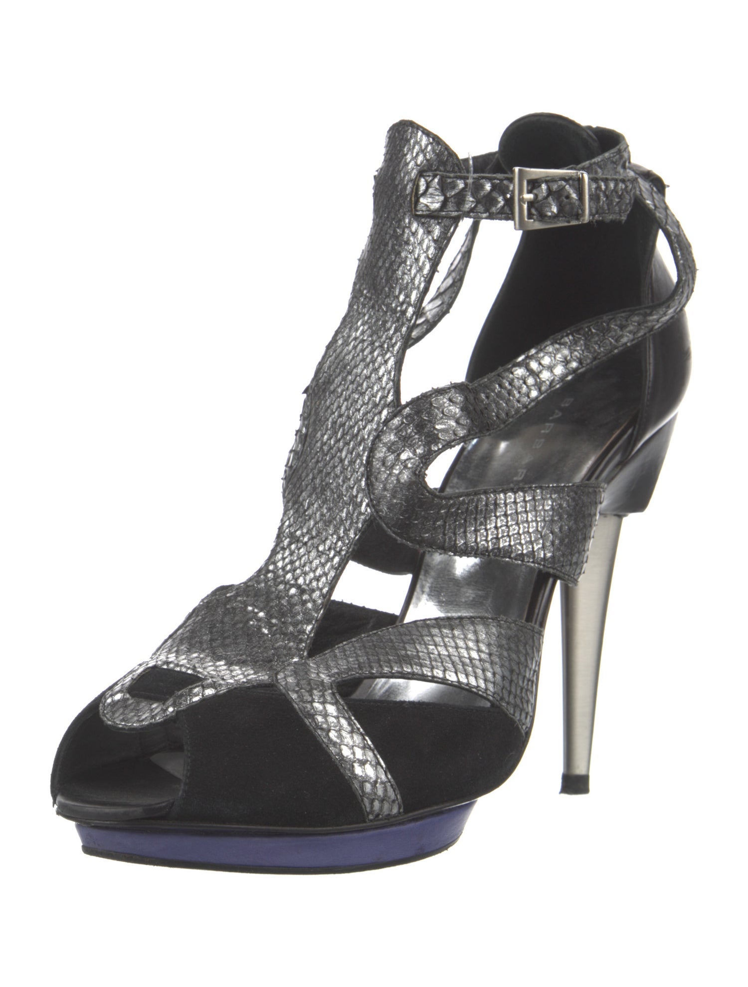 Barbara Bui Leather T-Strap Pumps