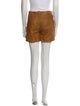 Barbara Bui Lamb Leather Mini Shorts