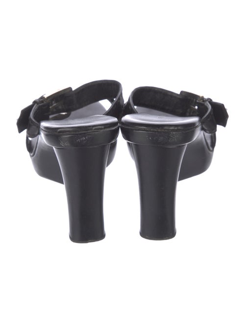 Barbara Bui Leather Slides