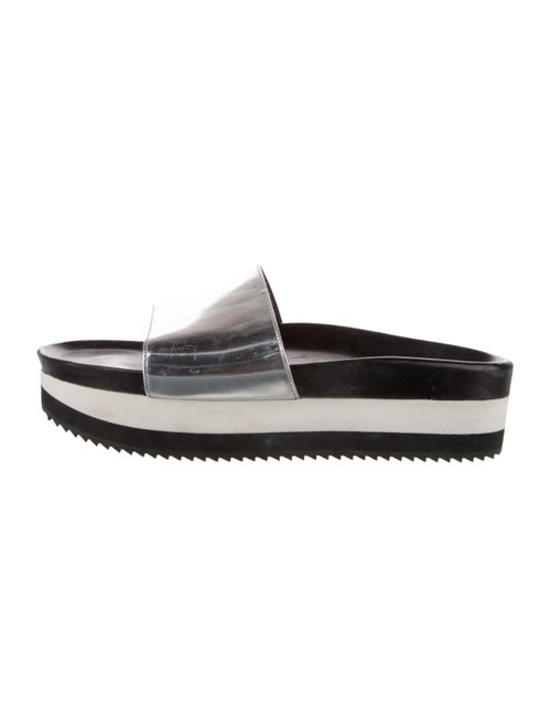 Barbara Bui Leather Slides