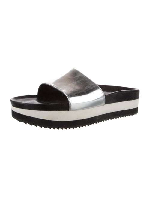 Barbara Bui Leather Slides