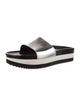 Barbara Bui Leather Slides