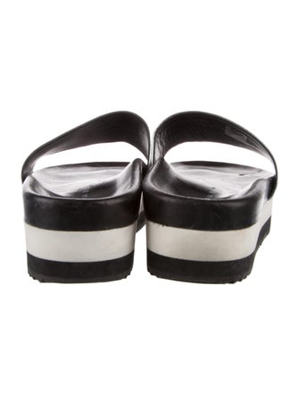 Barbara Bui Leather Slides